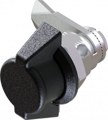 Замок поворотный с ручкой-барашком (мини) 2804