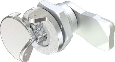 Замок нажимной на четверть поворота 2868 со шторкой