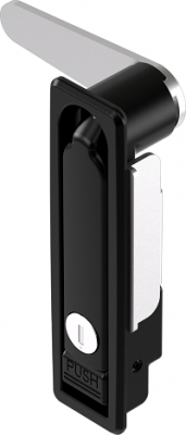 Замок с поворотной ручкой кнопочный 2442