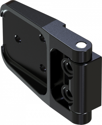 Петля накладная 93,7х62,2 М5 черная 4226