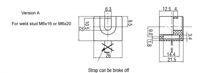 Направляющая тяги 18802-A
