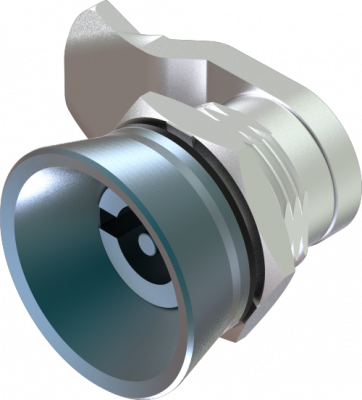 Замок на четверть поворота 2832 под две бородки с защитным воротником