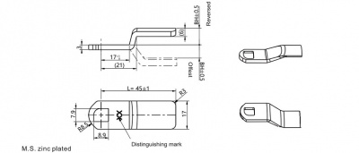Ригель для замка 0700