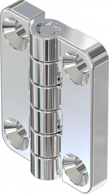 Петля накладная 53,5х40 М6 хром 4202