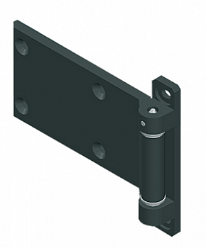 Петля накладная 120х60 ярмо 100 М5 черная 4242