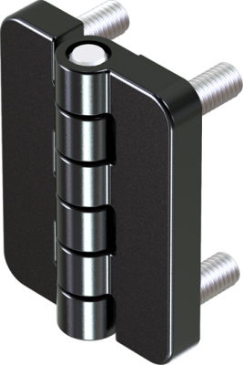 Петля накладная 53,5х40 М6 черная 4202