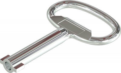 Ключ для электрошкафа с двумя бородками