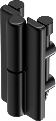 Петля накладная 70х36 М10 черная 4214