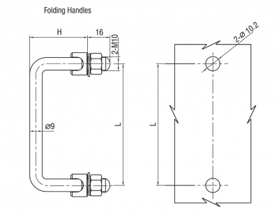  Ручка для шкафа 6802