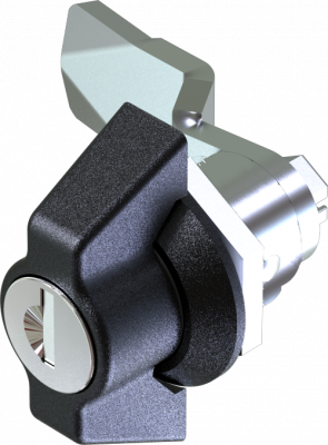 Замок поворотный с ручкой-барашком 2804