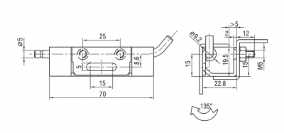 Петля потайная 4810
