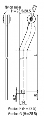 Тяга плоская тип F