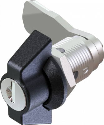 Замок поворотный с ручкой-барашком 2804