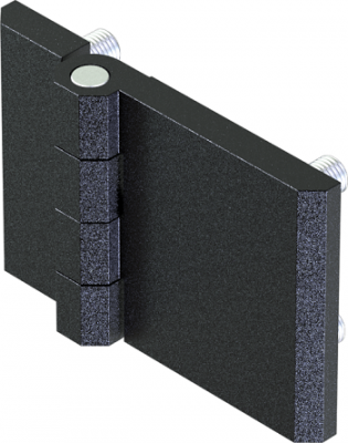 Петля накладная 60х90 М8 черная 4202