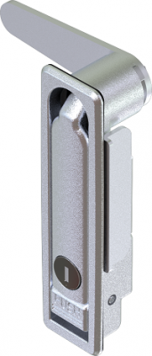 Замок с поворотной ручкой кнопочный 2442