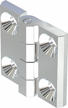 Петля листовая 40X40 М5 хром 4202