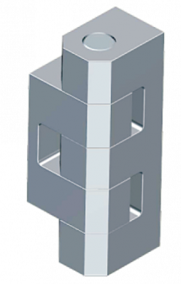 Петля угловая 4634