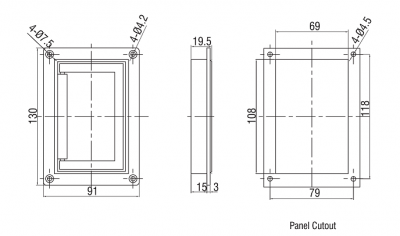  Ручка для боковых панелей 6606